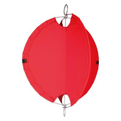 BALLE DE SIGNALISATION ROUGE TOILE DE VOILE   60CM