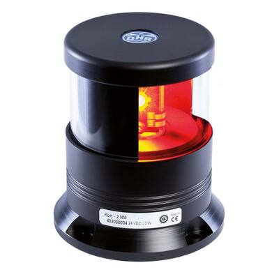 DHR40 LANTERNE DE BÂBORD LED ROUGE, FIXATION PIED