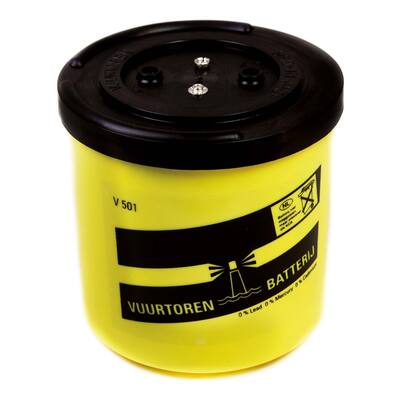 VUURTOREN RESERVE BATTERIJ V-501, 6 VOLT