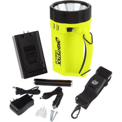 ATEX (ZONE 0) HANDLAMP NIGHTSTICK DUAL LIGHT EN OPLAADBAAR