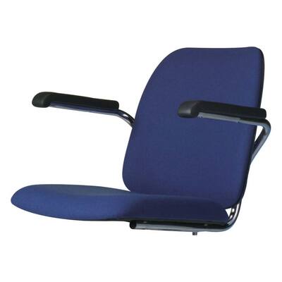 STEUERSTUHL MAINE STOFF STOFF BLAU OHNE UNTERGESTELL