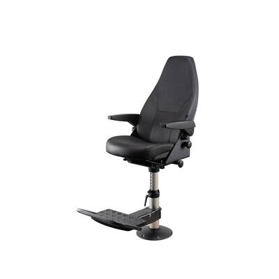 NORSAP 800 LIGHT MET FLENSVOET, HANDMATIGE HOOGTEVERSTELLING 62/79 ZWART