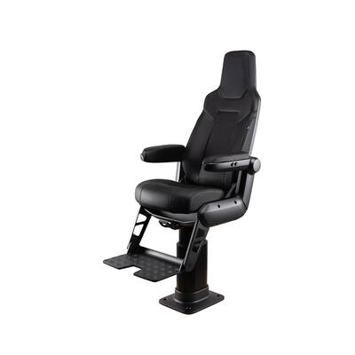 NORSAP 1600 COMFORT S OVAAL MET FLENSVOET + YACHT FOOTREST 72/92 ZWART