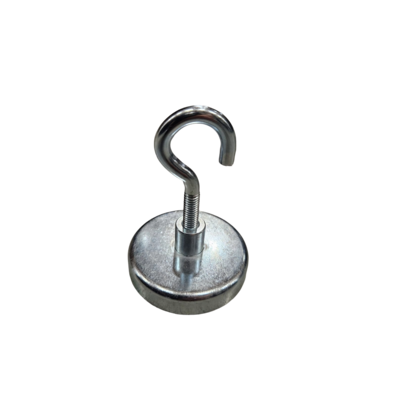 MAGNEET MET SCHROEFHAAK M6 HEFVERMOGEN 22 KG