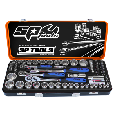 1/4"DR, 3/8"DR & 1/2"DR SOCKET SET - 12PT METRIC/SAE - 59PC