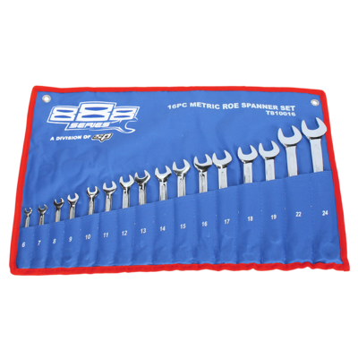 T8 RINGSTEEKSLEUTELSET METRISCH 16 DELIG (6-24 MM)
