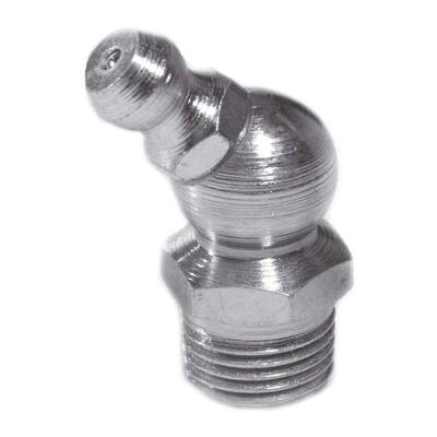 DOUILLE DE GRAISSAGE HYDRAULIQUE 1/4"BU OBLIQUE