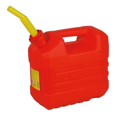 RODE JERRYCAN KUNSTSTOF+TUIT 10L