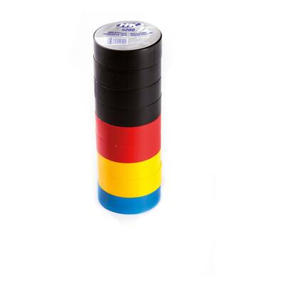 ISOLATIEBAND ASSORTI, 5 KLEUR, 10M