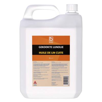 HUILE DE LIN CUITE 5L (4 BIDON/BOÎTE)