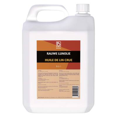 RAUWE LIJNOLIE (ONGEKOOKT) 5L (4 CAN/DOOS)