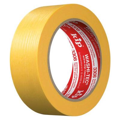 KIP MASKING TAPE  50M YELLOW 36 MM (24 ROLL/BOX)