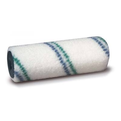 VERFROL 2K NYLON GOUDHAANTJE GROENE & BLAUWE STREEP 12 CM - 6 MM (10 STUK/DOOSJE)