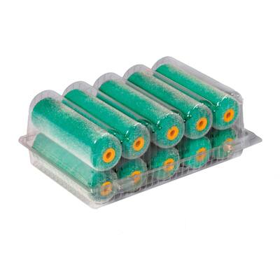 ROULEAU DE LAQUE EN VELOURS VERT 10 CM (10 PIÈCE/BOÎTE)
