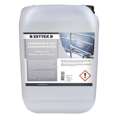 ZETTEX ALUMINIUM EN RVS AANSLAGREINIGER
