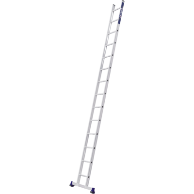 DUARIB SCHIFFSRAUMLEITER 16 QUADRATISCHE SPROSSEN + STABILISATORSTANGE 4,65M (FUSS BLAU / SCHWARZ)
