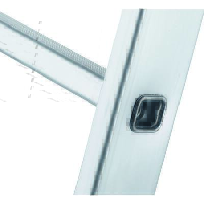 ZARGES RUIMLADDER 08 VIERKANTE SPORTEN    2,49M NL (VOET ZWART)
