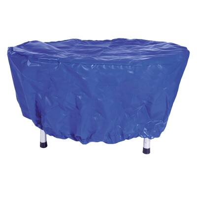 TROSSENBAKHOES, ROND 150CM BLAUW