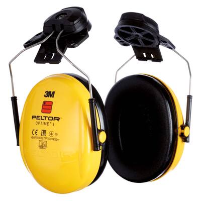 GEHOORBESCHERMER HELMBEVESTIGING, 3M PELTOR OPTIME I, H510P3E GEEL