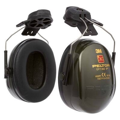 GEHOORBESCHERMER HELMBEVESTIGING, 3M PELTOR OPTIME II, H520P3E GROEN