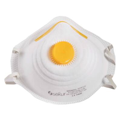 FINE DUST MASK P1 + EXHALATION VALVE (12 PIECE/BOX)
