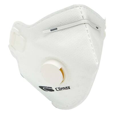 FINE DUST MASK P2 + EXHALATION VALVE FOLDS BACK (12 PIECE/BOX)