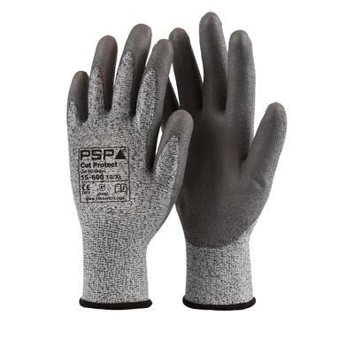 HANDSCHOEN PSP 15-600 CUT PROTECT D PU GREY
