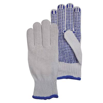 HANDSCHOEN PSP 20-300 POLY COTTON KNITTED PVC DOT