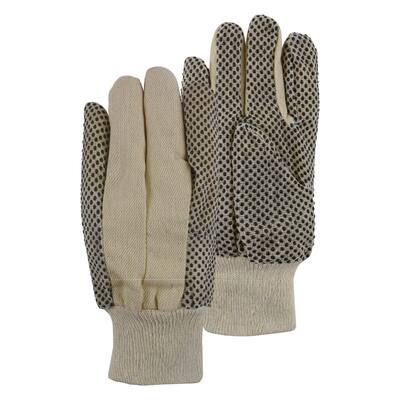HANDSCHOEN PSP 20-405 COTTON POLKA DOT ZWARTE NOPJES