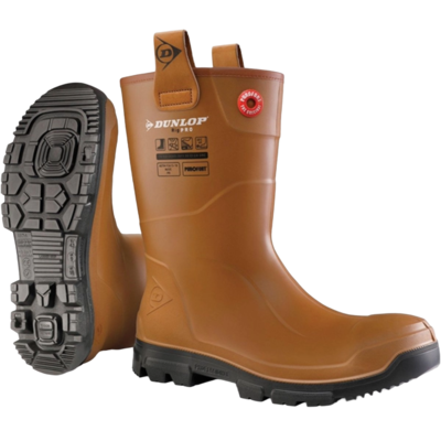 DUNLOP PUROFORT RIGPRO FULL SAFETY S5 VEILIGHEIDSLAARS, GEVOERD