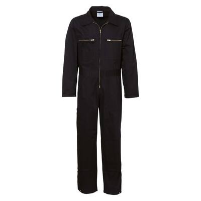 OVERALL MIT REISSVERSCHLUSS SCHWARZ        48