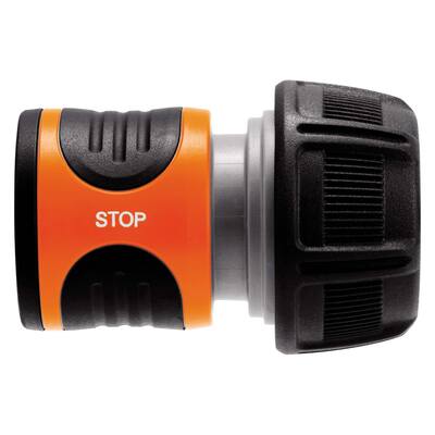 GARDENA HOSE CONNECTOR WITH WATERSTOP   19MM