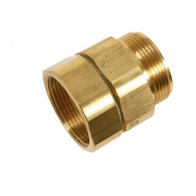 THREADED COUPLING FOR BUNKER HOSE, 2" INTERNAL THREAD, 2" OUTSIDE THREAD