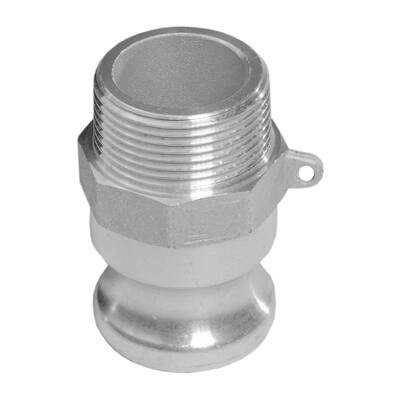 KAMLOK MANNELIJK DEEL F, ALUMINIUM, 3/4" BUITENDRAAD