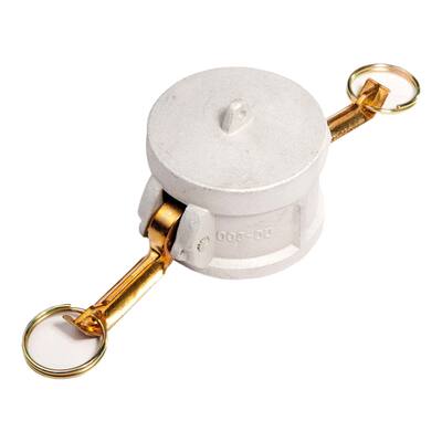 KAMLOK VROUWELIJK DEEL DC, ALUMINIUM,  1.1/2" AFSLUITKAP