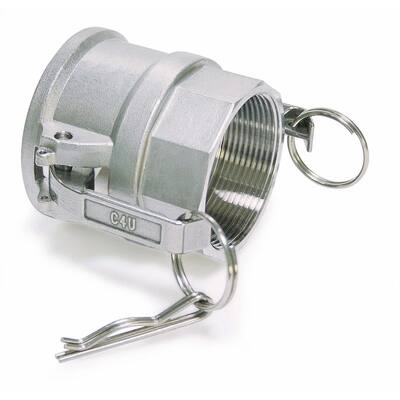 KAMLOK WEIBLICH TEIL D, EDELSTAHL, 1.1/4" INNENGEWINDE