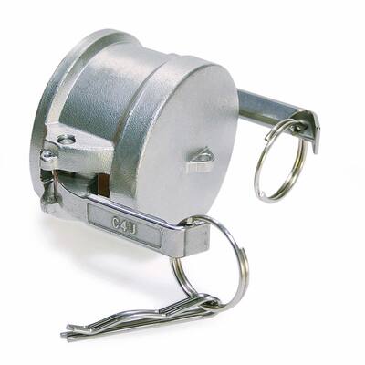 KAMLOK PARTIE FEMELLE DC, INOX, 3" BOUCHON