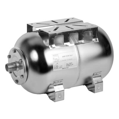 EDELSTAHL HYDROPHOR-DRUCKBEHÄLTER, MIT MEMBRAN HORIZONTAAL 100L
